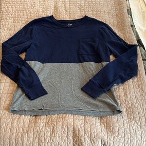 NWOT JCrew Slub Cotton Long Sleeve Tshirt